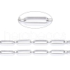 Tarnish Resistant 304 Stainless Steel Paperclip Chains CHS-F011-09A-P-1