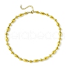 Ion Plating(IP) 304 Stainless Steel Bead Necklaces NJEW-C053-02G-1