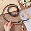 Leather Shoes Straight Edge Strip Cord DIY-WH0542-48B-3