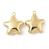 Star Brass Pendants KK-M327-08A-G-1