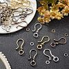 Tibetan Style Alloy S Hook Clasps TIBE-CA0001-02-4