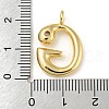 Rack Plating Brass Micro Pave Cubic Zirconia Pendants KK-A200-24G-G-3