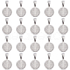 DICOSMETIC 20Pcs 304 Stainless Steel Pendants STAS-DC0012-64-1
