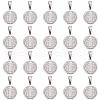 DICOSMETIC 20Pcs 304 Stainless Steel Pendants STAS-DC0012-64-1