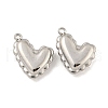 304 Stainless Steel Charms STAS-P356-23P-1