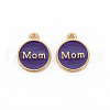 Mother's Day Alloy Enamel Charms ENAM-T016-11H-RS-2