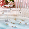 BENECREAT 10Pcs Brass Glass Pendants KK-BC0001-93-4