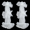 Lace Fabric Arm Sleeves AJEW-WH20009-46-1