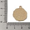 Thanksgiving Day Golden Tone Alloy Enamel Pendants ENAM-M002-02K-G-3