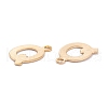 201 Stainless Steel Charms STAS-C021-06G-Q-2