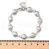 304 Stainless Steel Ladybug Link Bracelets for Women BJEW-K226-15A-P-5