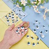   24 Pairs 6 Styles Plastic Doll Eye Patch KY-PH0002-01A-3
