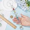 Glass Round Suncatchers Hanging Ornaments HJEW-WH20012-01-3