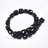 Synthetic Blue Goldstone Beads Strands G-S357-D01-19-2