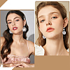 SOFPLATE 160Pcs 4 Size Alloy Crystal Rhinestone Stud Earring Finding ALRI-SP0001-01P-5