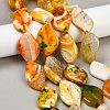 Dyed Natural Agate Beads Strands G-U029-I01-1