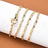 Brass Chain Necklaces MAK-L009-17G-4