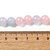 Dyed Natural Malaysia Jade Beads Strands G-G021-02B-24-3