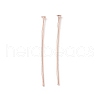 Brass Flat Head Pins X-KK-WH0058-03B-RG-1