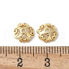 Flower Brass Bead Caps KK-F892-34G-11-2