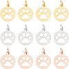 Unicraftale 12Pcs 3 Colors 304 Stainless Steel Charms STAS-UN0022-58-1
