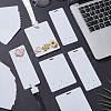FINGERINSPIRE 24Pcs 2 Styles PVC Plastic Badge Display Cards DIY-FG0006-35-5