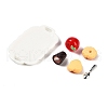 Resin Miniature Breakfast Set Ornaments DIY-H174-01J-3