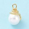 Shell Pearl Pendants X-KK-C004-09G-3