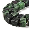 Natural Ruby in Zoisite Beads Strands G-G053-B01-01-4