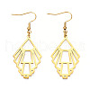 201 Stainless Steel Dangle Earrings STAS-S105-JN610-2-1