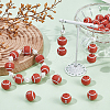 SUNNYCLUE 32Pcs All Kinds of Sports Balls Silicone Beads SIL-SC0001-81A-4