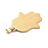 304 Stainless Steel Pendants STAS-C062-03G-3