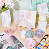 WADORN 6 Rolls 6 Colors Fishtail Yarn Iridescent Ribbon for Bowknot Making OCOR-WR0001-57-4