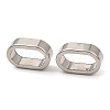Non-Tarnish 303 Stainless Steel Slide Charms/Slider Beads STAS-D061-03E-P-2