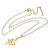 304 Stainless Steel Snake Pendant Necklaces for Women Men NJEW-Z063-03G-06-2