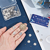 SUNNYCLUE 52Pcs 26 Styles 201 Stainless Steel Links STAS-SC0008-87-3