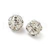 7mm Brass Crystal Rhinestone Beads KK-S519-01B-S-2