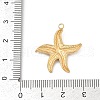304 Stainless Steel Pendants STAS-C121-46E-G-3