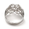 Non-Tarnish 201 Stainless Steel Cloud Adjustable Ring for Women RJEW-F131-01P-3
