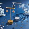 BENECREAT 20 Pairs 2 Colors Brass Earring Hooks KK-BC0007-63-5
