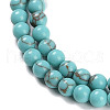 Synthetic Turquoise Beads Strands G-U004-02P-4