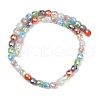 Electroplate Glass Beads Strands EGLA-G039-03A-02-2