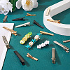 120Pcs 12 Style Iron Alligator Hair Clips Findings PHAR-TA0001-08-7