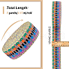 BENECREAT 4.7~5 Yards Polycotton Jacquard Wave Ribbon OCOR-BC0006-73A-2