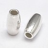 Oval 925 Sterling Silver Beads STER-F012-19A-1