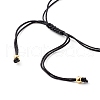 Adjustable Nylon Thread Braided Bead Bracelets BJEW-JB06262-03-3