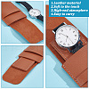 GOMAKERER 2Pcs Rectangle PU Imitation Leather Single Watch Storage Bag AJEW-GO0001-85A-3