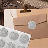 12 Sheets PET Adhesive Wax Seal Stickers DIY-WH0524-008-6