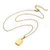 304 Stainless Steel Geometric Pendant Necklaces for Women NJEW-S439-04A-G-4