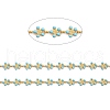 Golden Brass Enamel Link Chain CHC-H103-08D-G-2
